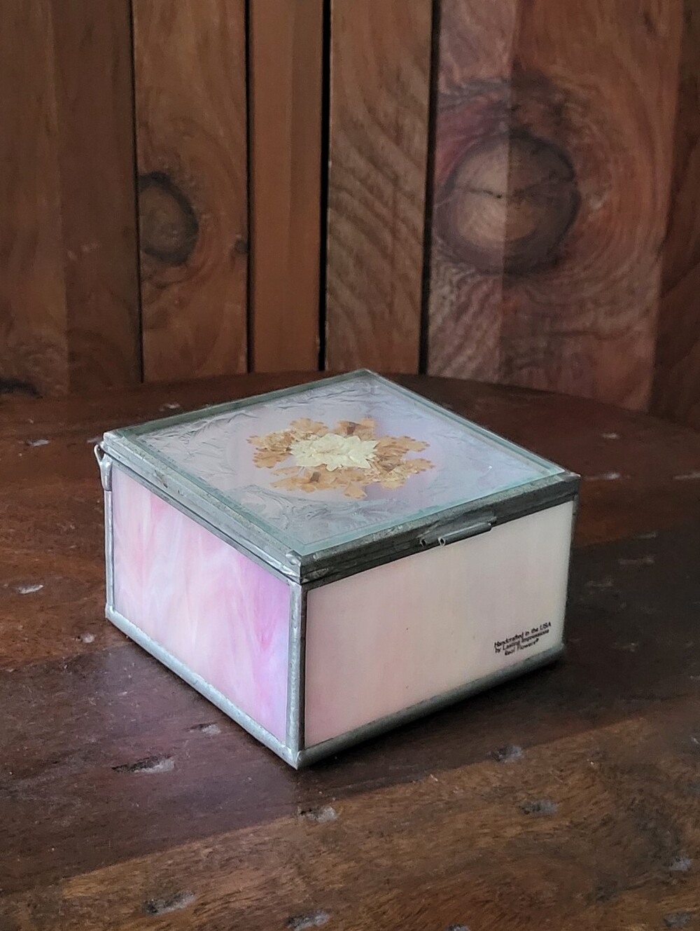 Purple Stained Glass Trinket Box - Picture 8 of 17